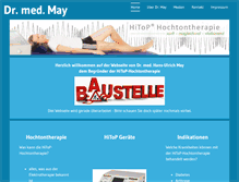 Tablet Screenshot of dr-med-may.de